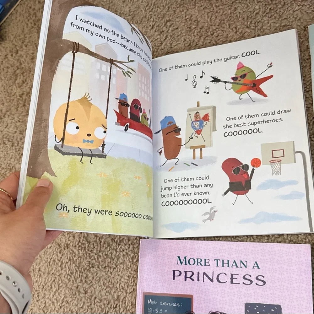 Scholastic Kids Book Bundle Cool Bean Good Egg Princess Hattie Waves